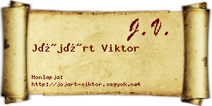 Jójárt Viktor névjegykártya